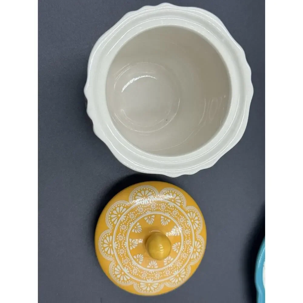 The Pioneer Woman Blossom Jubilee Sugar, Creamer, & Accent Plate 3-Piece Set